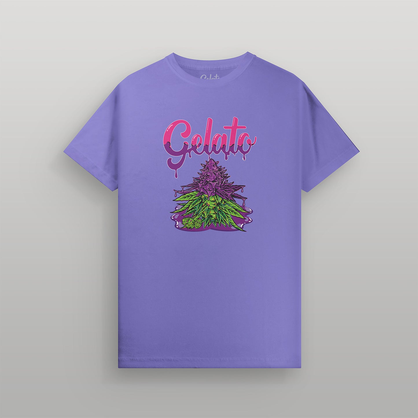 Purple Bud Graphic T-shirt