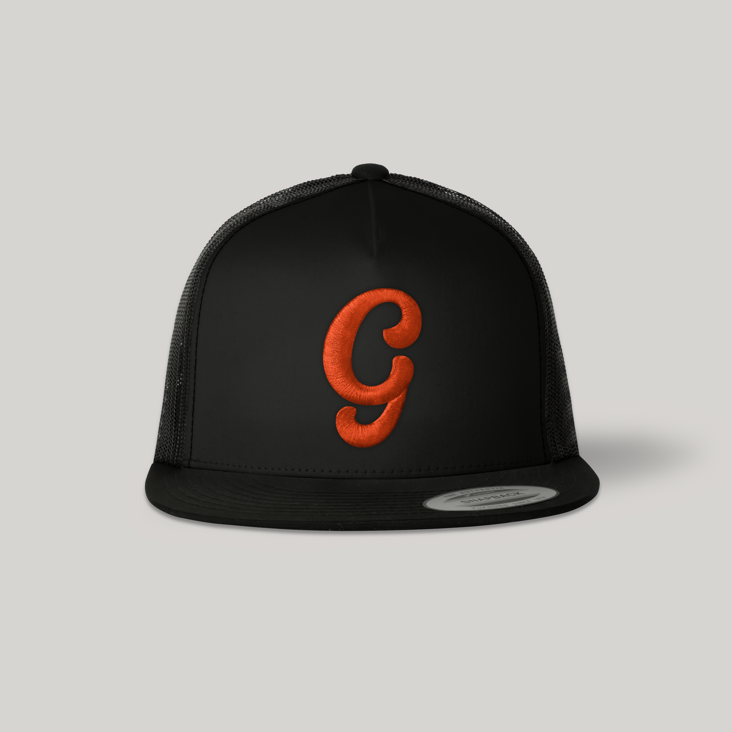 Classic Black With Orange G Hat